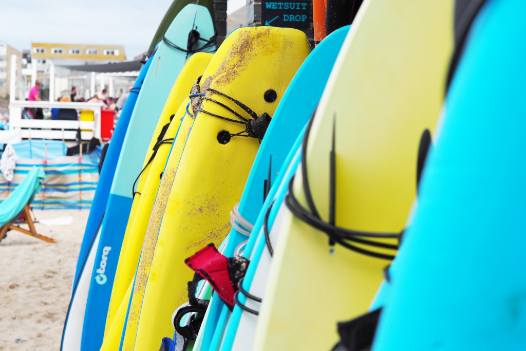 St Ives Surf School leant the equipment for Beachspoke Experiences with Alan Stokes