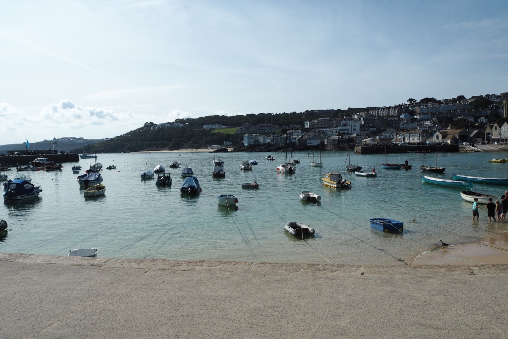 The harbour views in St Ives, a five minute walk from Beachspoke's Coxswain's Cottage in St Ives
